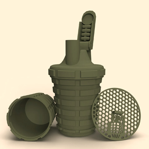 Grenade Shaker Yeşil 600ml